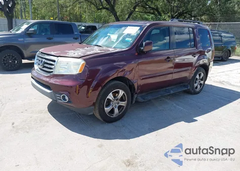 2013 Honda Pilot Ex-L из США, поврежденный, VIN 5FNYF3H55DB018083